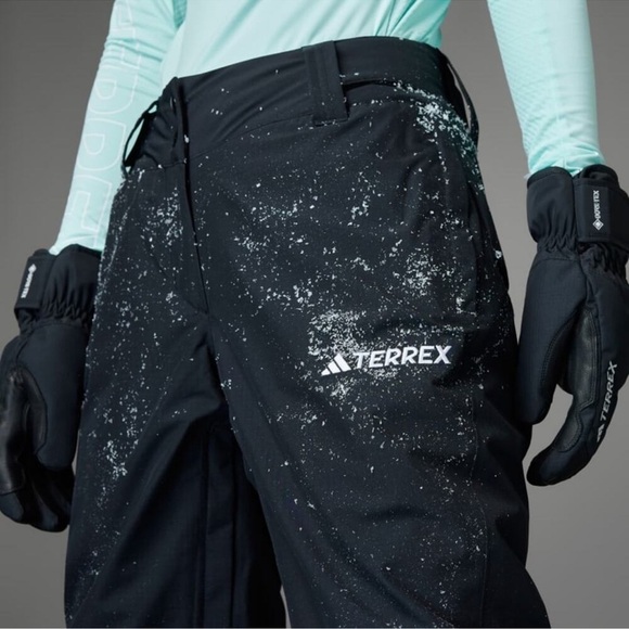 Adidas Terrex Xperior 2L Insulated x Parley Black Snow Pants Women's Size Large - Picture 4 of 15